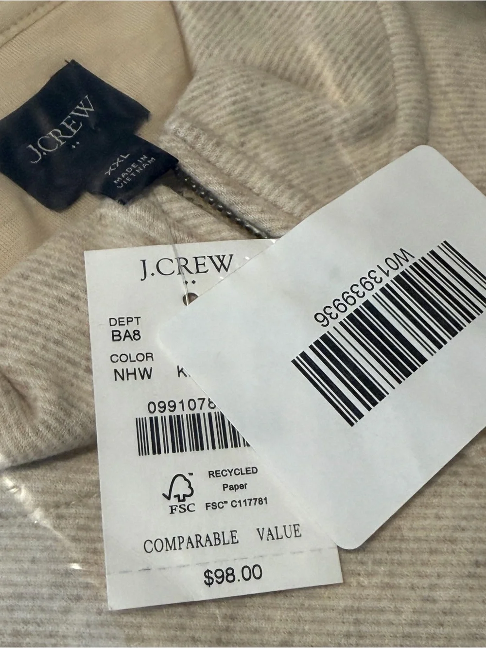 J. Crew new tags